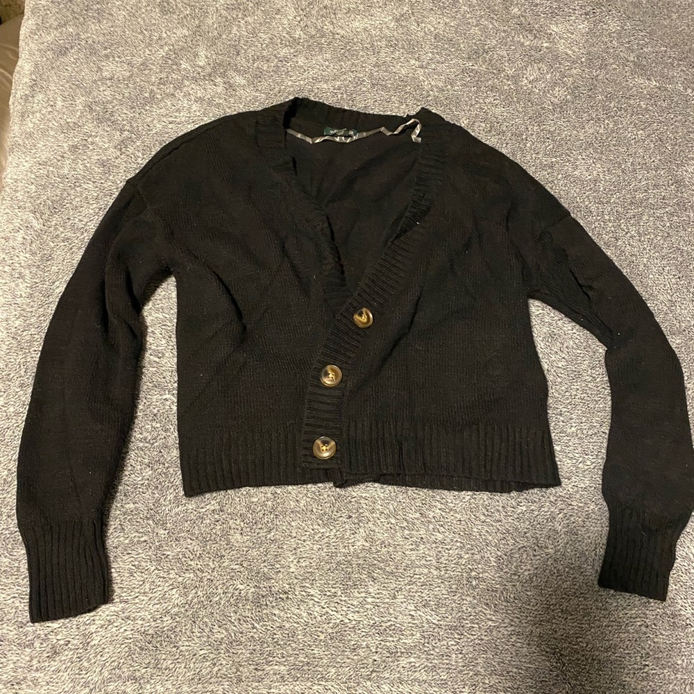 Black cropped sweater - Target
